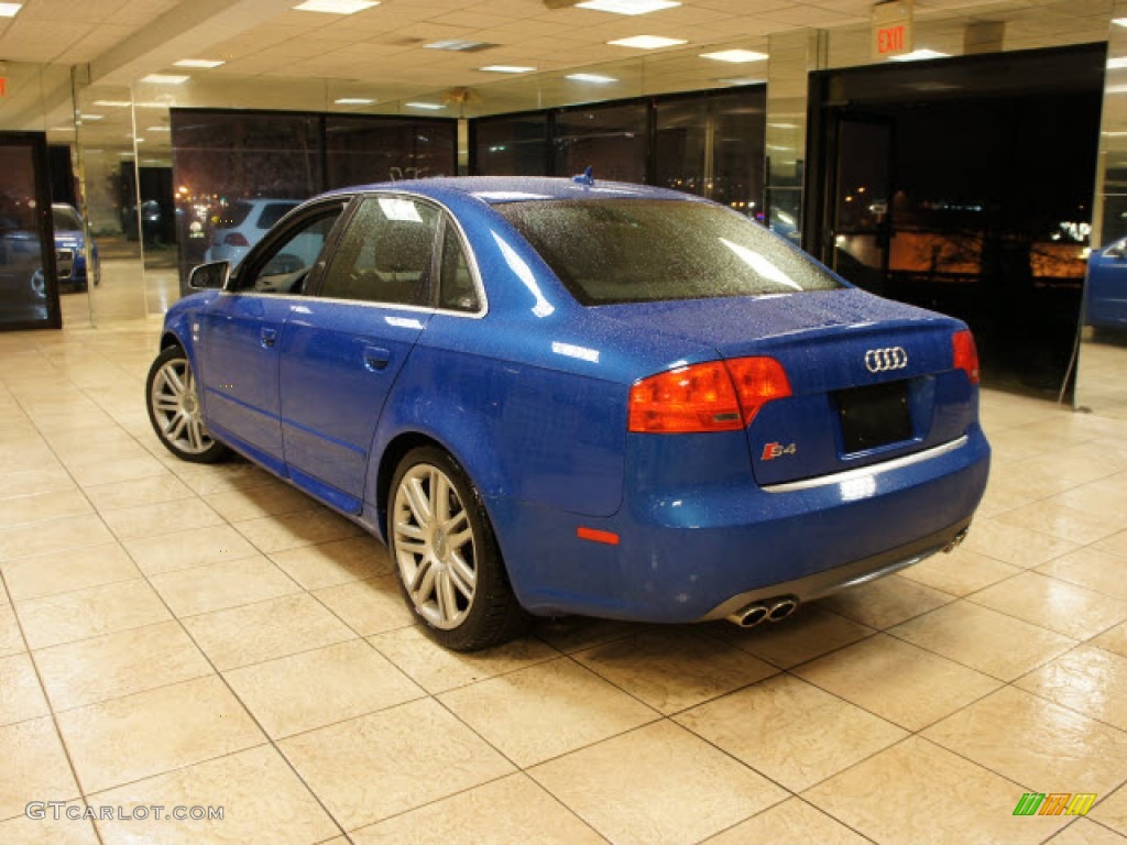 2007 S4 4.2 quattro Sedan - Sprint Blue Pearl Effect / Ebony photo #5