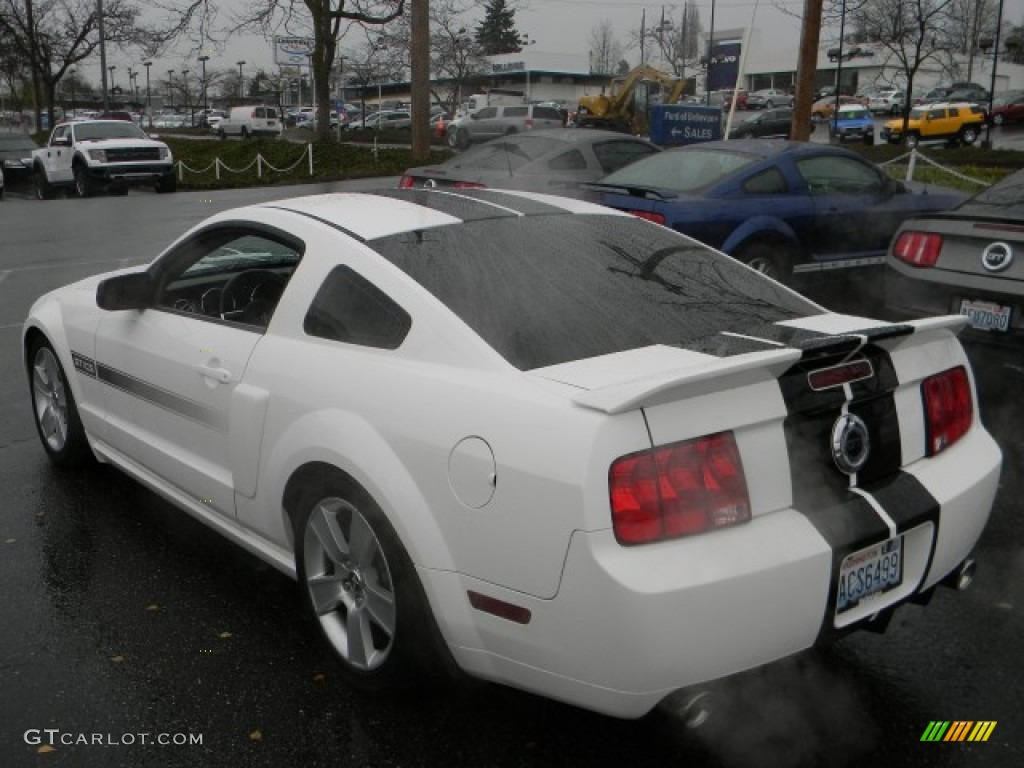 2008 Mustang GT/CS California Special Coupe - Performance White / Charcoal Black/Dove photo #4