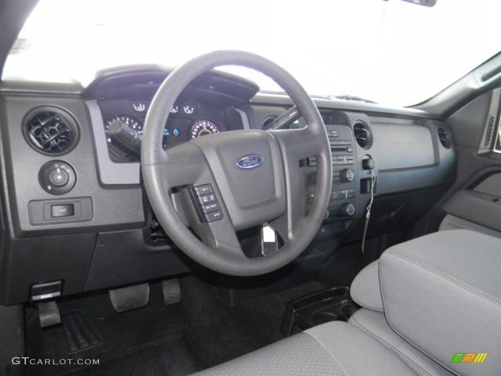 2011 Ford F150 STX Regular Cab 4x4 Steel Gray Dashboard Photo #59003625