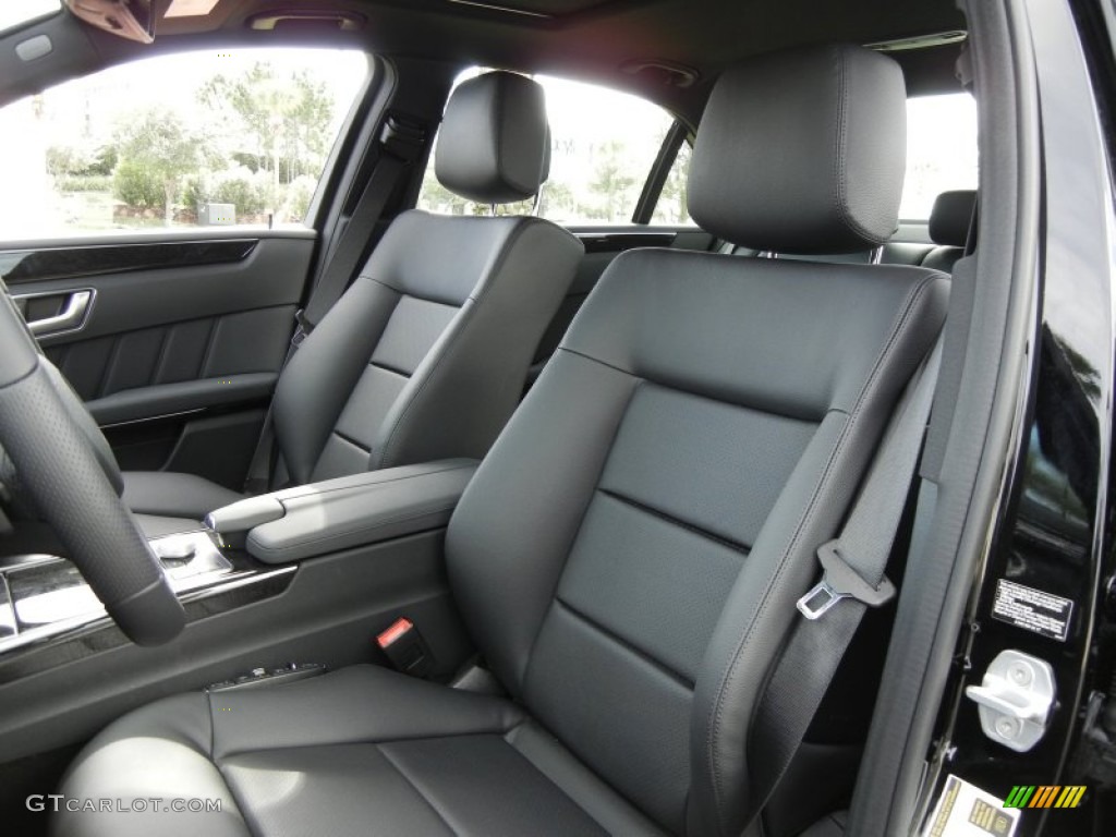 Black Interior 2012 Mercedes-Benz E 350 Sedan Photo #59004688