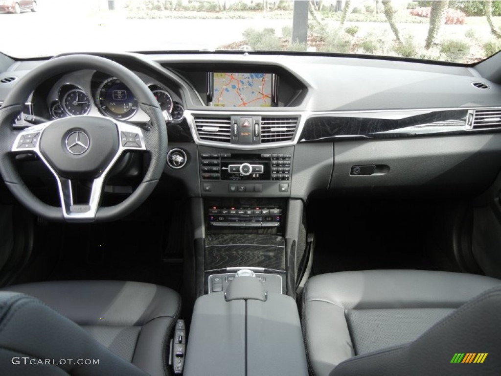 2012 Mercedes-Benz E 350 Sedan Black Dashboard Photo #59004753