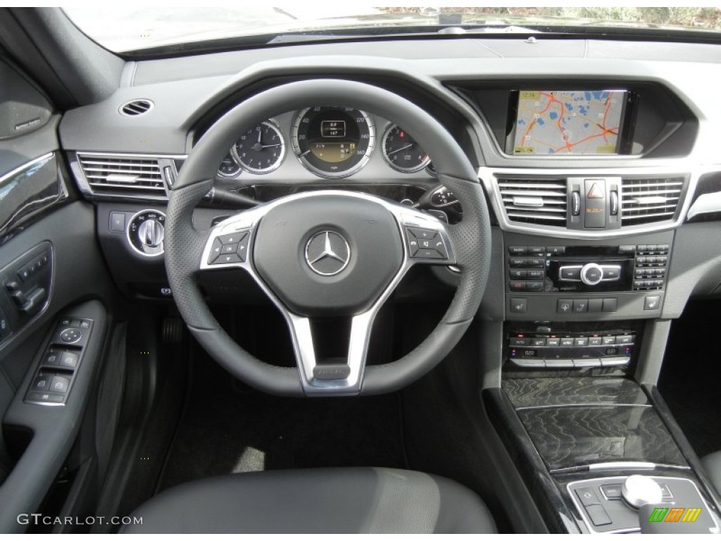 2012 Mercedes-Benz E 350 Sedan Black Dashboard Photo #59004762