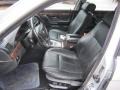 Black 1999 BMW 7 Series 740iL Sedan Interior Color