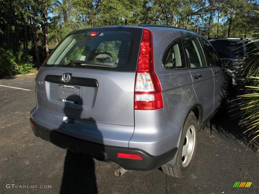 2008 CR-V LX - Glacier Blue Metallic / Gray photo #2