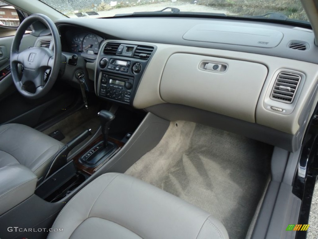 1999 Accord EX V6 Sedan - Flamenco Black Pearl / Ivory photo #20