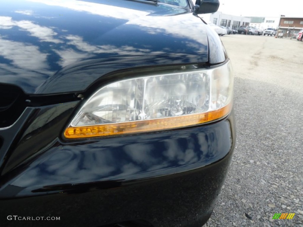 1999 Accord EX V6 Sedan - Flamenco Black Pearl / Ivory photo #35