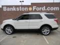 2012 White Suede Ford Explorer XLT  photo #5