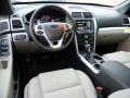 2012 White Suede Ford Explorer XLT  photo #9