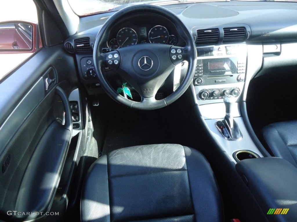 2005 Mercedes-Benz C 230 Kompressor Sedan Black Dashboard Photo #59006787