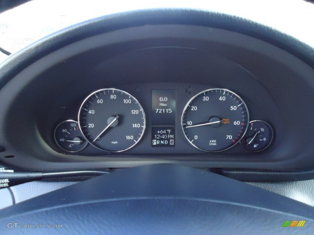 2005 Mercedes-Benz C 230 Kompressor Sedan Gauges Photo #59006929