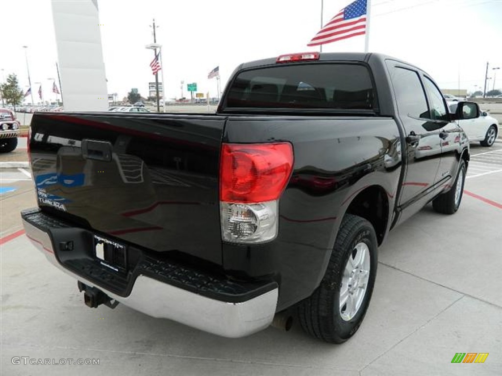 2008 Tundra CrewMax - Black / Beige photo #3