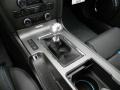 2012 Ford Mustang Charcoal Black/Grabber Blue Interior Transmission Photo