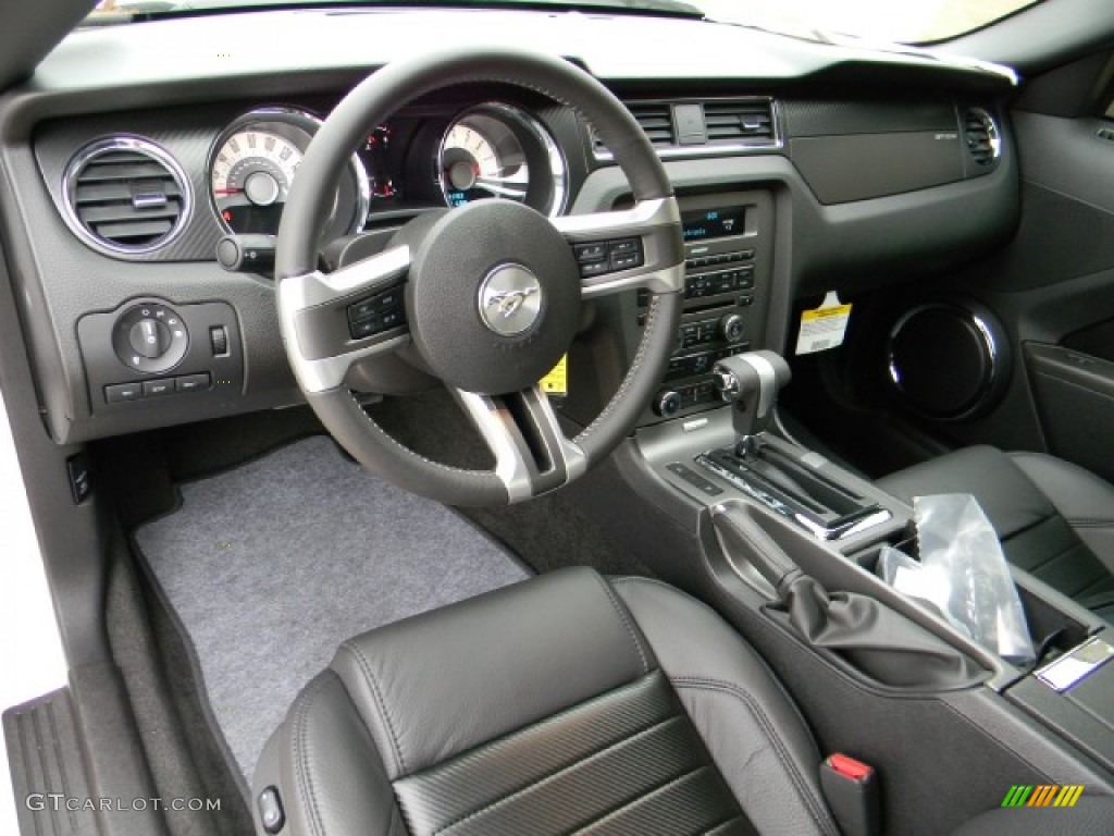 Charcoal Black/Carbon Black Interior 2012 Ford Mustang C/S California Special Coupe Photo #59008590