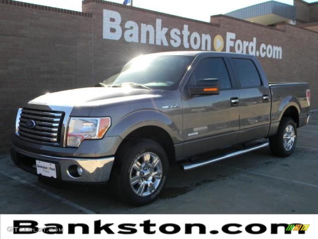 2011 F150 XLT SuperCrew - Sterling Grey Metallic / Steel Gray photo #1