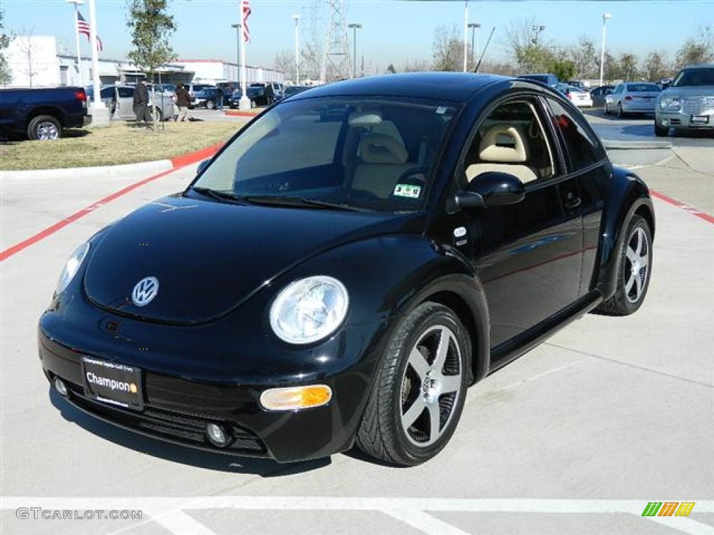 Black 2002 Volkswagen New Beetle Sport 1.8T Coupe Exterior Photo #59009753