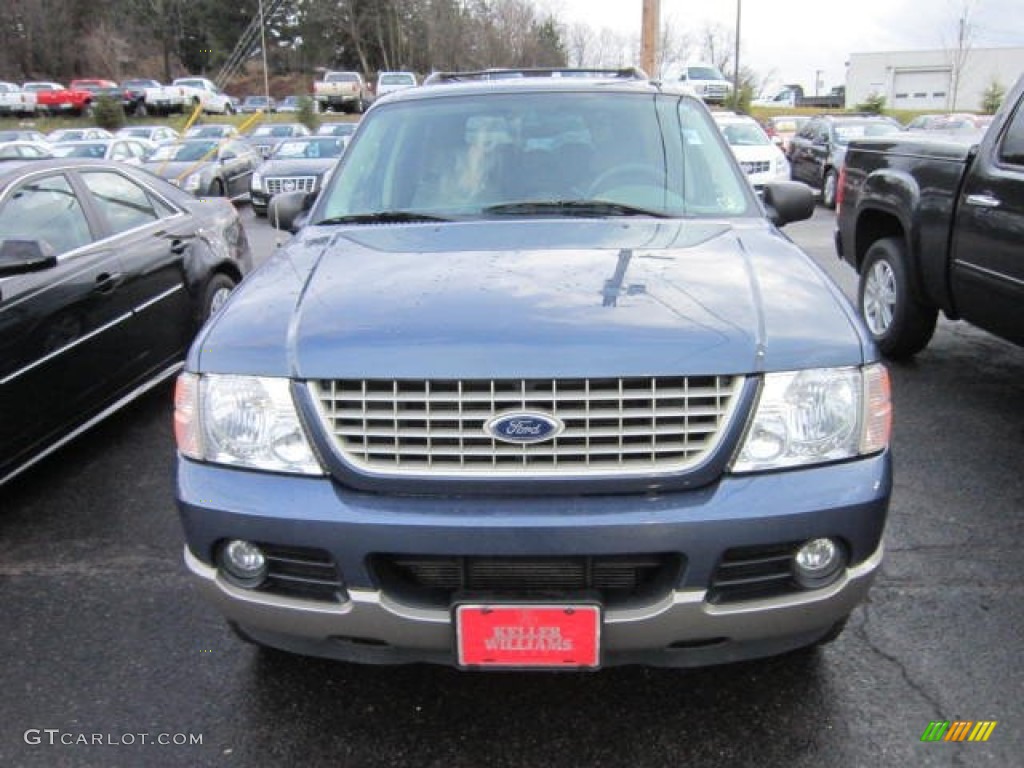 2004 Explorer Eddie Bauer 4x4 - Medium Wedgewood Blue Metallic / Medium Parchment photo #2