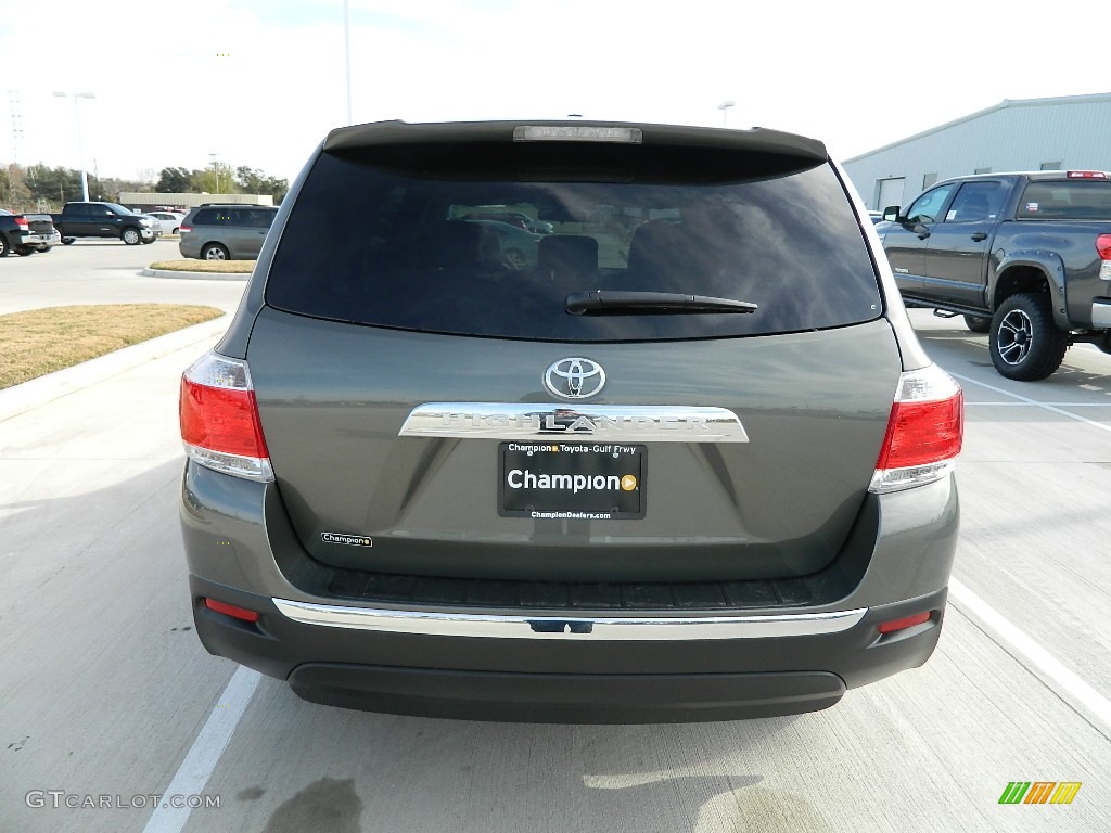 2012 Highlander  - Cypress Green Pearl / Sand Beige photo #6