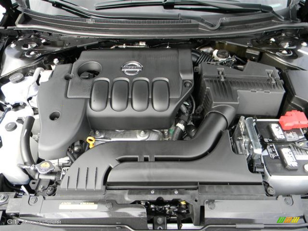 2012 Altima 2.5 S - Super Black / Charcoal photo #6