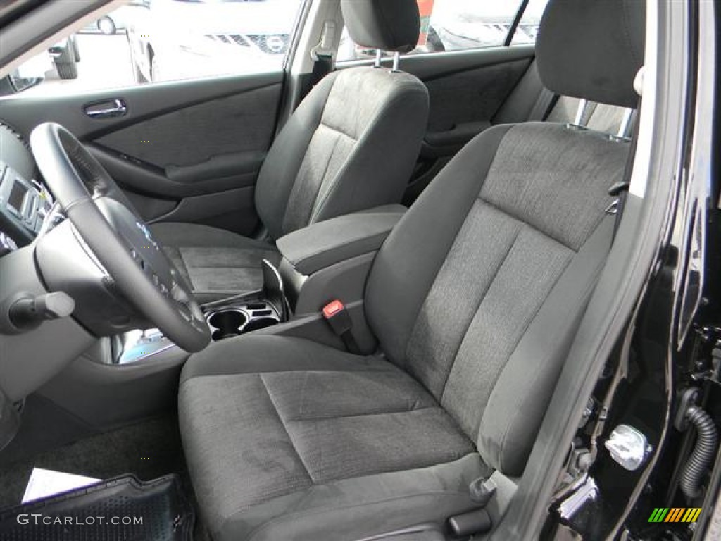2012 Altima 2.5 S - Super Black / Charcoal photo #10