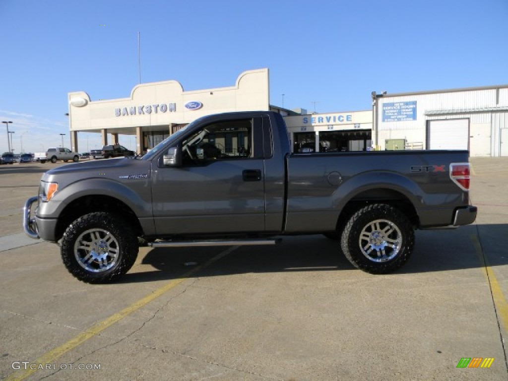 2010 F150 STX Regular Cab - Sterling Grey Metallic / Medium Stone photo #5