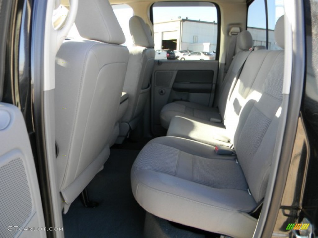 2008 Ram 1500 Lone Star Edition Quad Cab - Brilliant Black Crystal Pearl / Medium Slate Gray photo #8