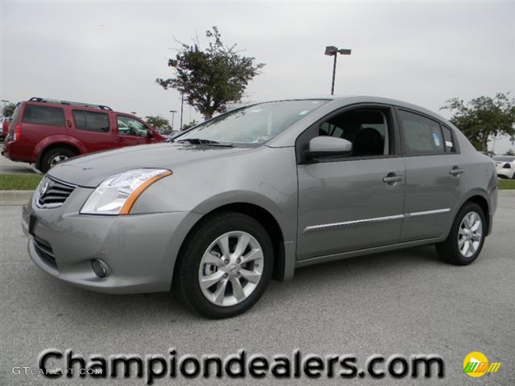 2012 Sentra 2.0 SL - Magnetic Gray Metallic / Charcoal photo #1