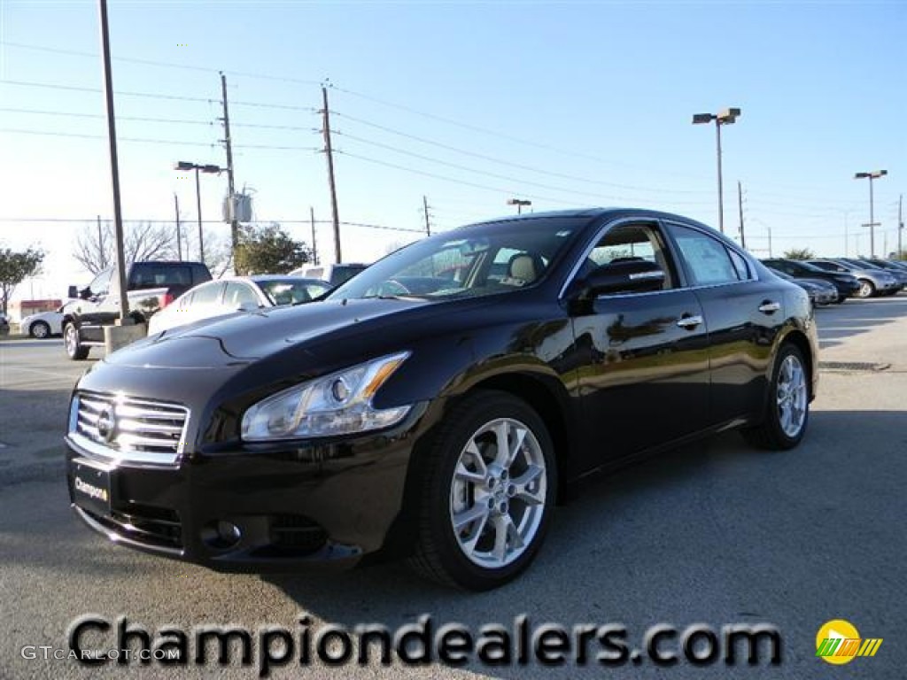 Used nissan maxima crimson black #5