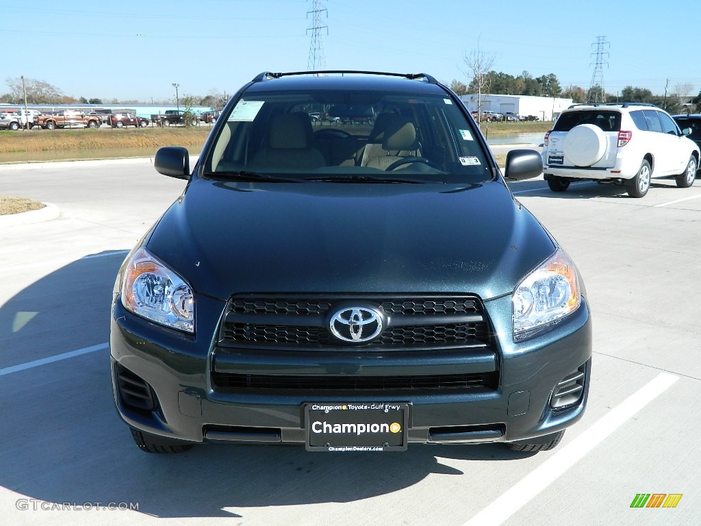 2011 RAV4 I4 - Black Forest Metallic / Sand Beige photo #2