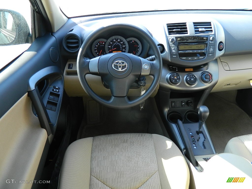 2011 RAV4 I4 - Black Forest Metallic / Sand Beige photo #13