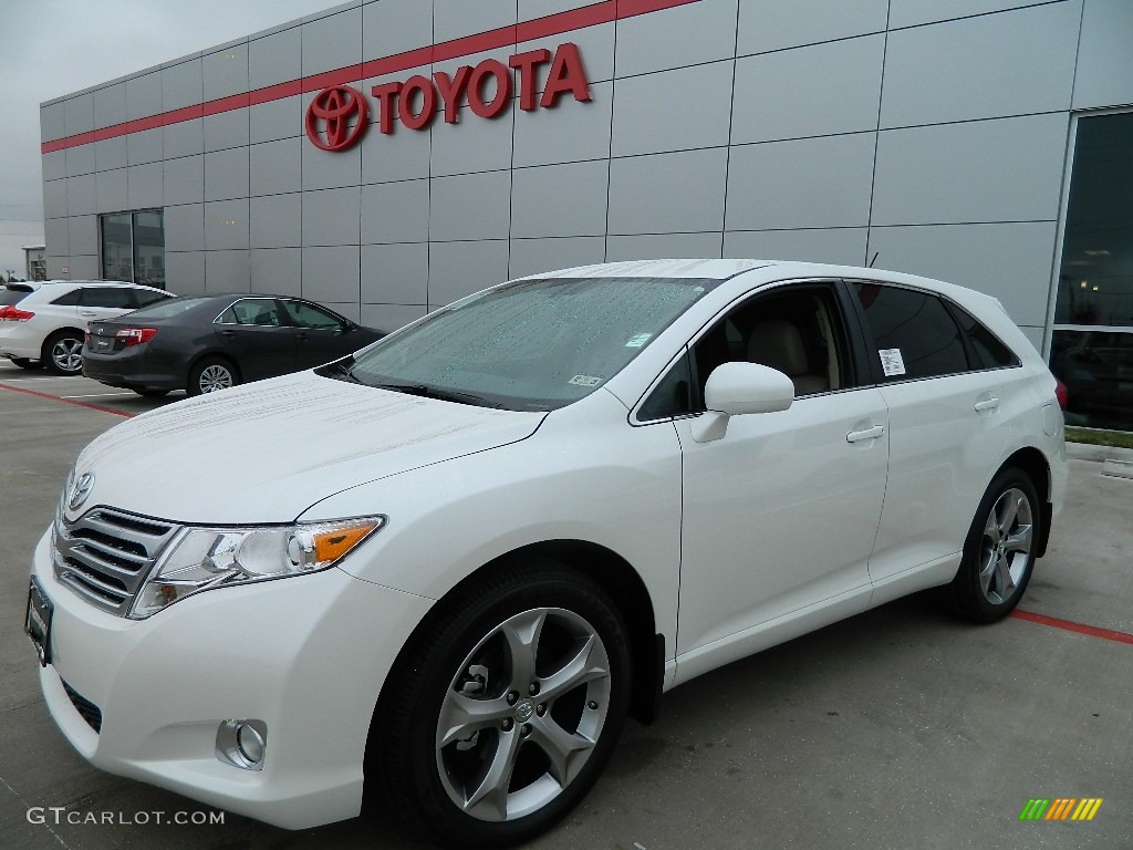 2011 Venza V6 - Blizzard Pearl White / Ivory photo #1