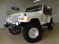 2000 Stone White Jeep Wrangler Sahara 4x4  photo #2