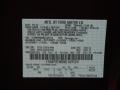 FQ: Bordeaux Reserve Red 2011 Ford Taurus SEL Color Code
