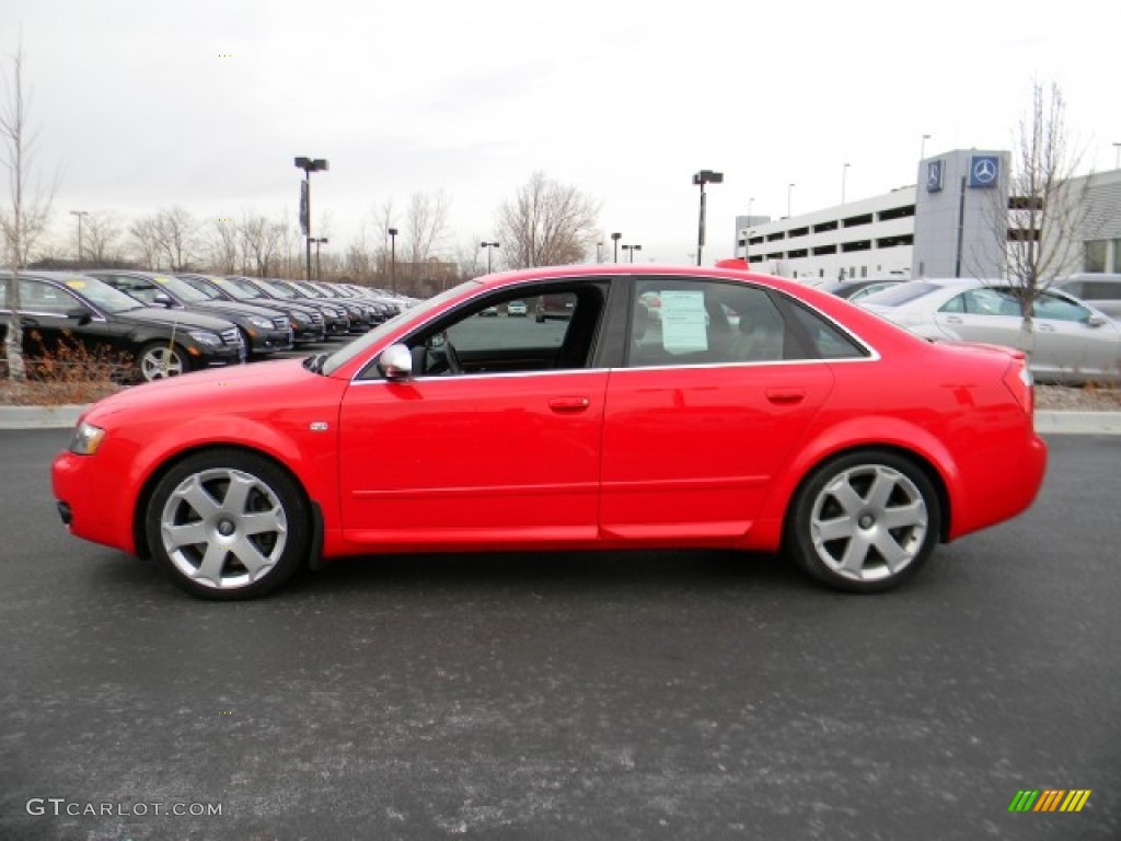 Brilliant Red 2004 Audi S4 4.2 quattro Sedan Exterior Photo #59012621