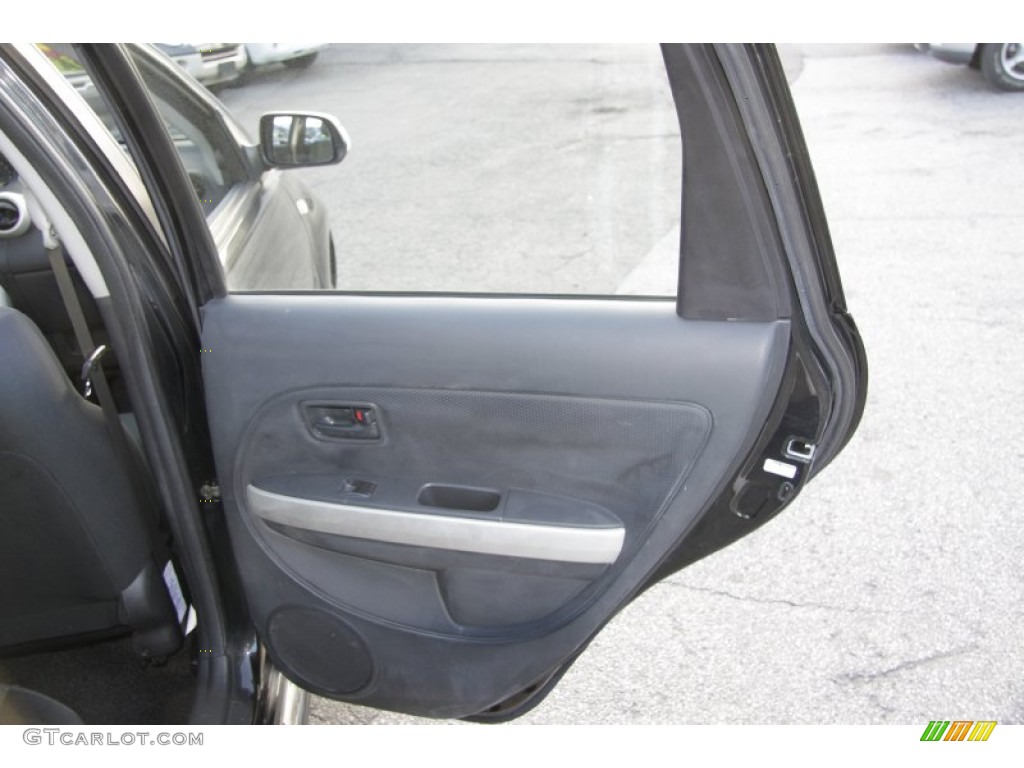 2006 Scion xA Standard xA Model Dark Charcoal Door Panel Photo #59012690