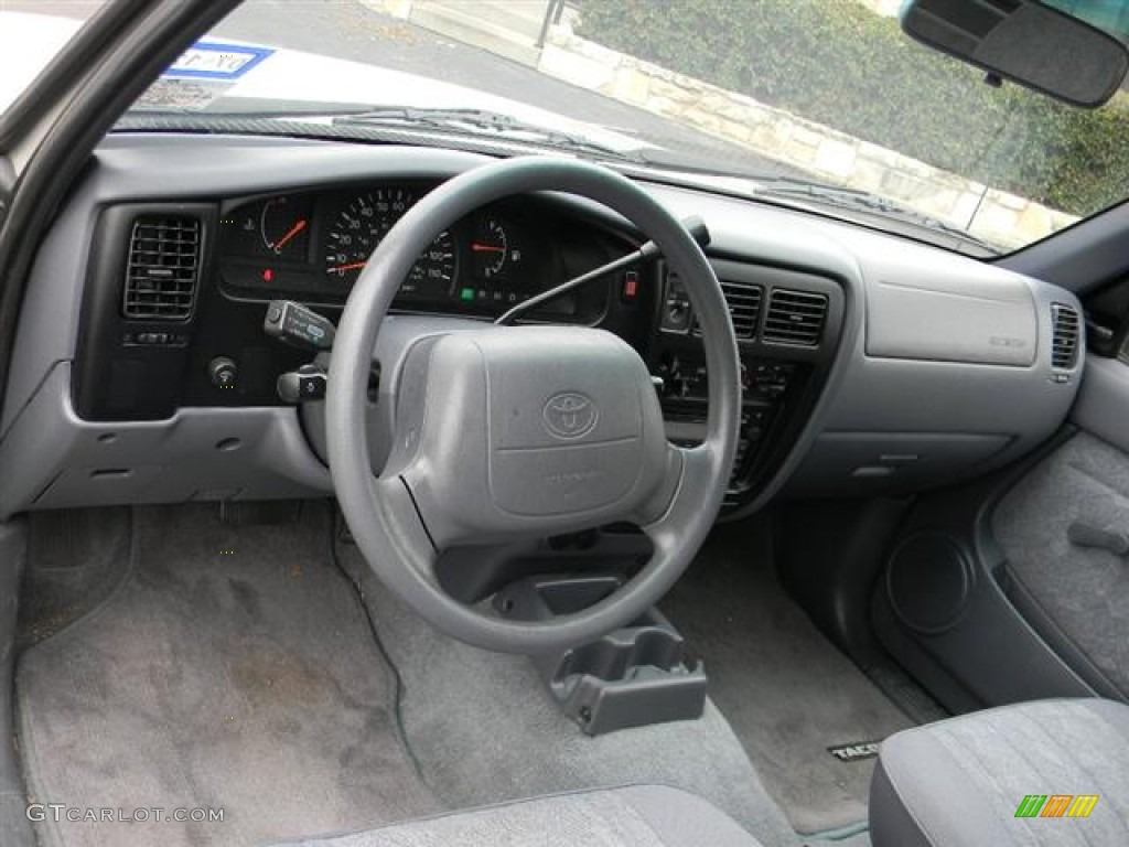 2000 Toyota Tacoma Extended Cab 4x4 Gray Dashboard Photo #59012849