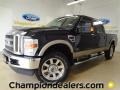 2010 Black Ford F250 Super Duty Lariat Crew Cab 4x4  photo #1