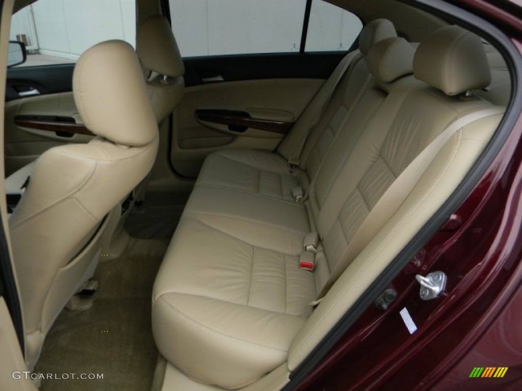 2011 Accord EX-L Sedan - Basque Red Pearl / Ivory photo #7