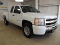 2009 Summit White Chevrolet Silverado 1500 LS Extended Cab  photo #3