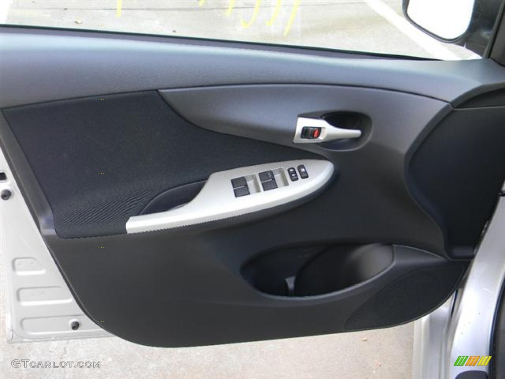 2010 Toyota Corolla S Dark Charcoal Door Panel Photo #59014061