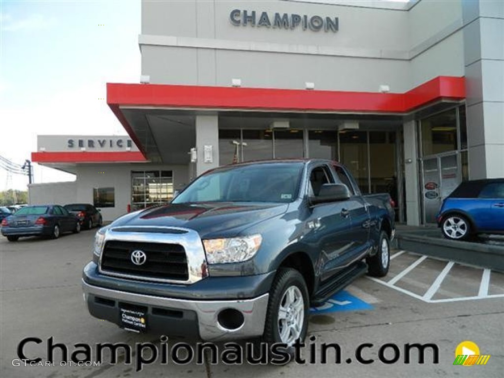 2009 Tundra SR5 Double Cab - Slate Gray Metallic / Graphite Gray photo #1