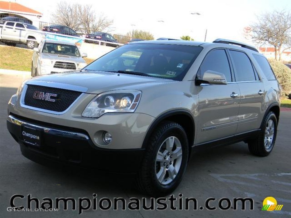 2007 Acadia SLT - Gold Mist Metallic / Ebony photo #1