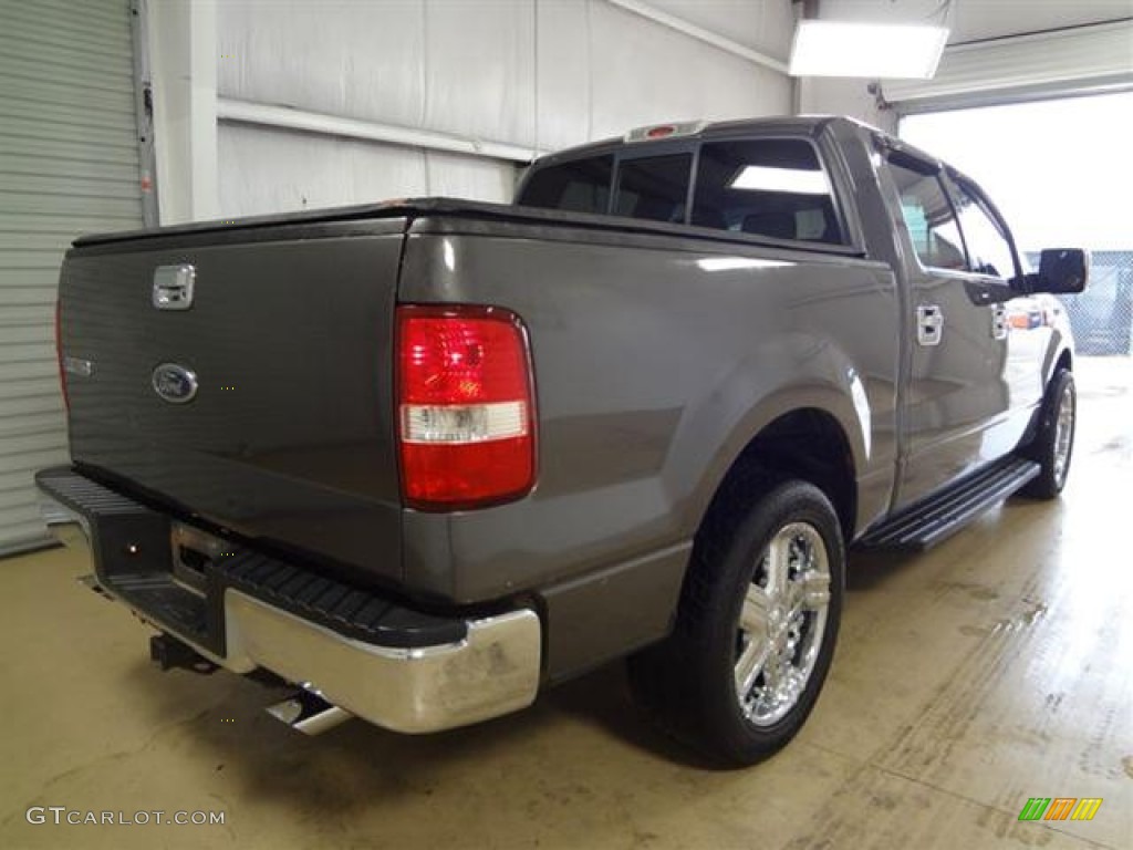 2004 F150 XLT SuperCrew - Dark Shadow Grey Metallic / Medium/Dark Flint photo #4