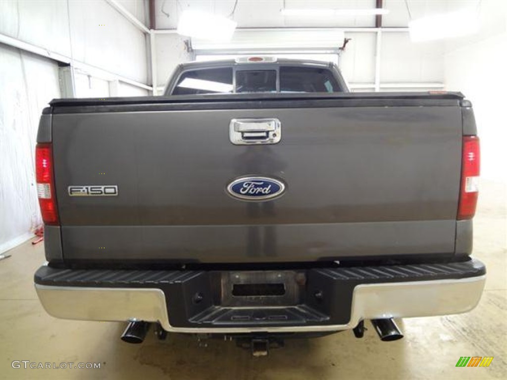 2004 F150 XLT SuperCrew - Dark Shadow Grey Metallic / Medium/Dark Flint photo #5