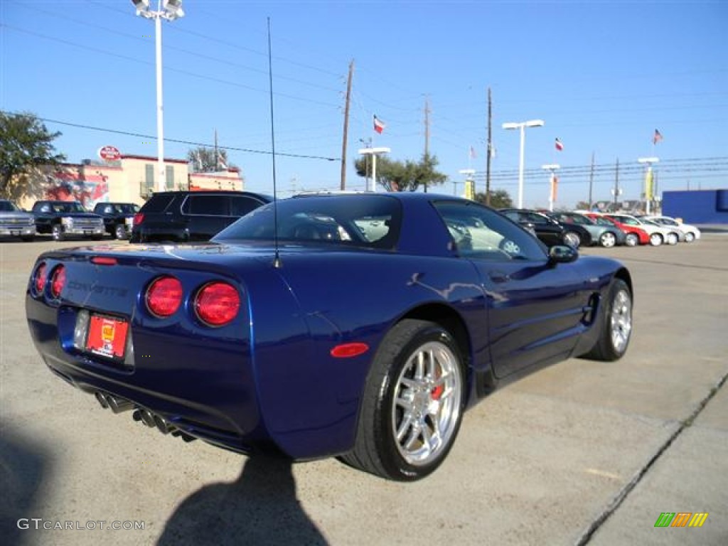 2004 Corvette Z06 - LeMans Blue Metallic / Black photo #5