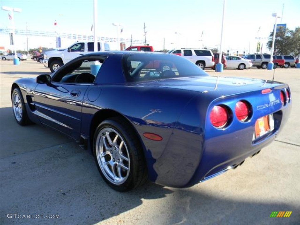 2004 Corvette Z06 - LeMans Blue Metallic / Black photo #8