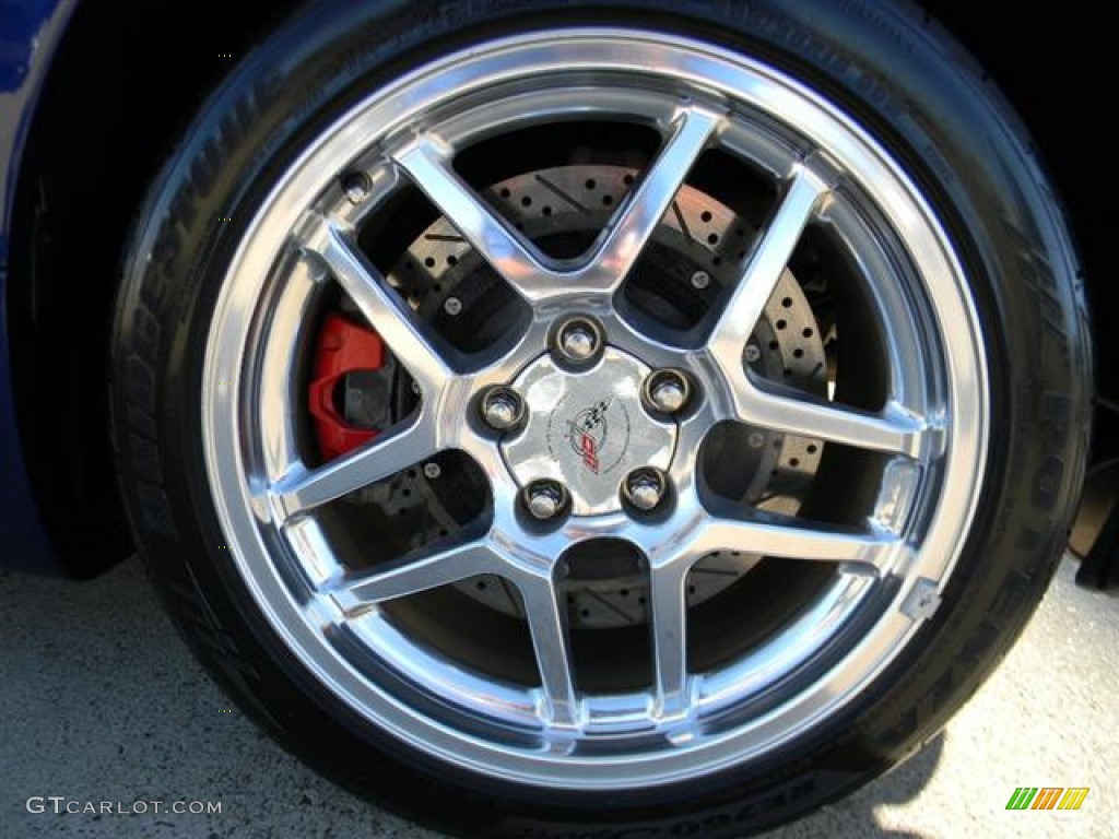 2004 Corvette Z06 - LeMans Blue Metallic / Black photo #10