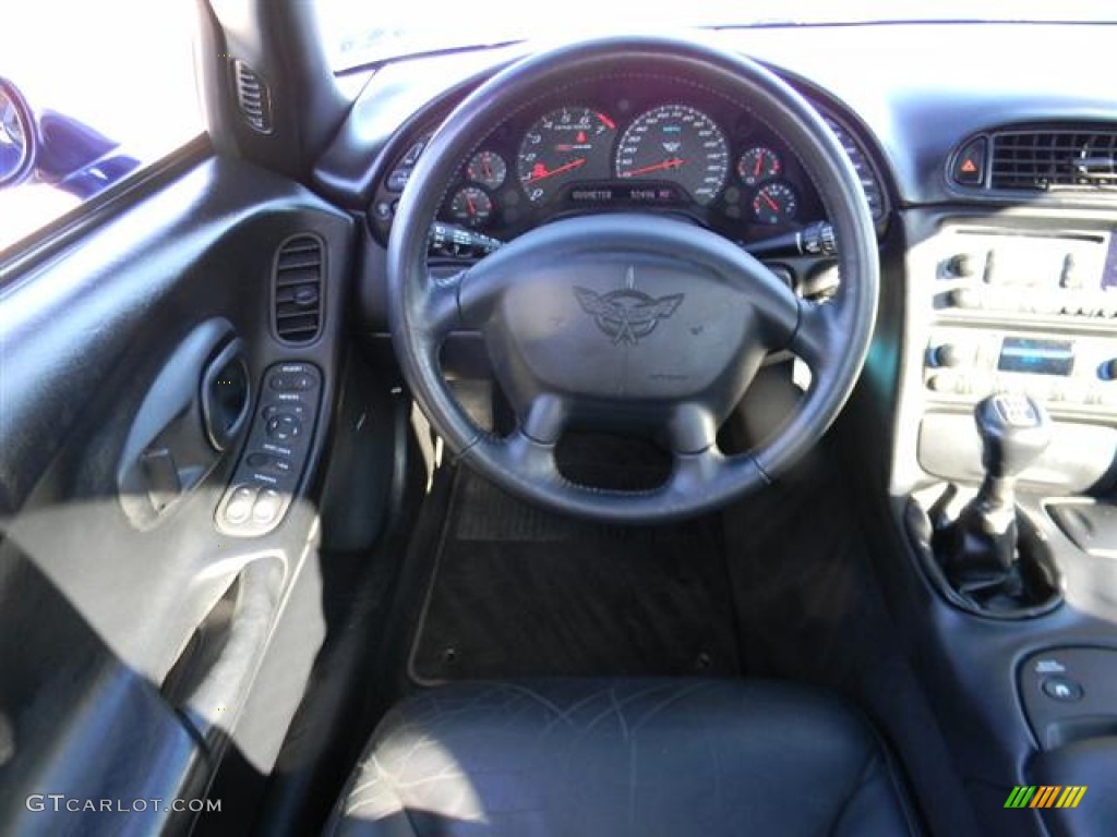 2004 Corvette Z06 - LeMans Blue Metallic / Black photo #11