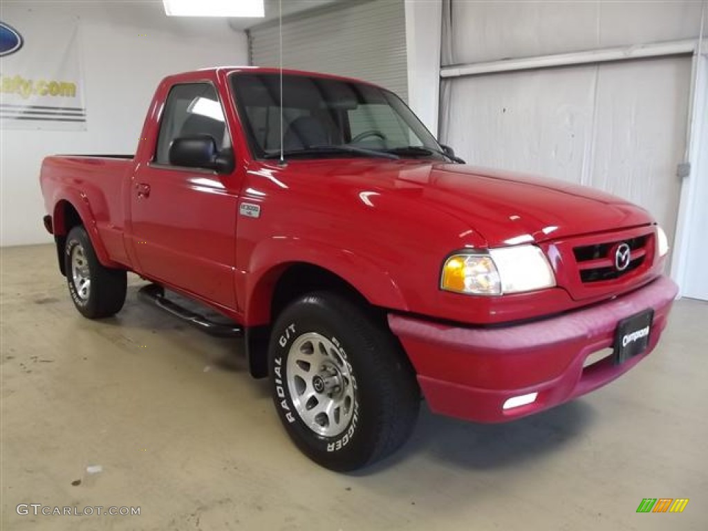 Performance Red 2002 Mazda B-Series Truck B3000 Dual Sport Regular Cab Exterior Photo #59016183