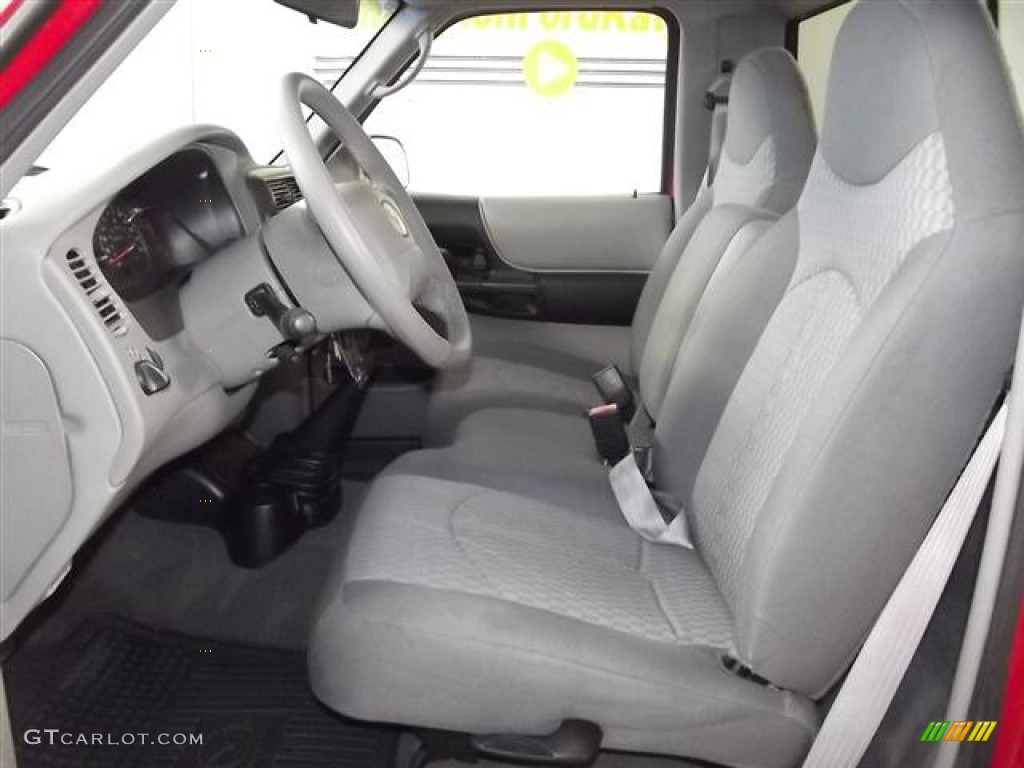 Gray Interior 2002 Mazda B-Series Truck B3000 Dual Sport Regular Cab Photo #59016230