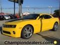 Rally Yellow 2012 Chevrolet Camaro SS Coupe